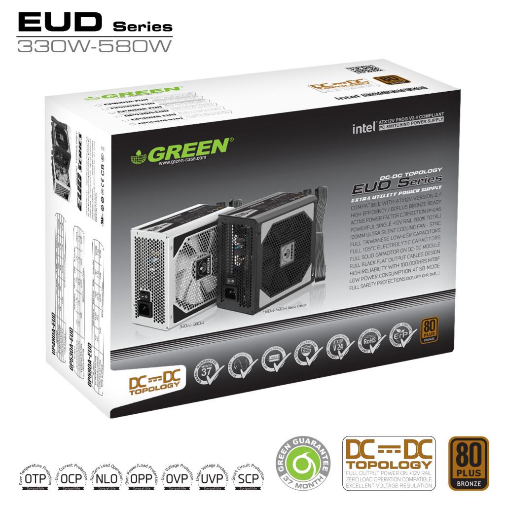 پاور گرین Green GP 480 A- EU+ 480WATT