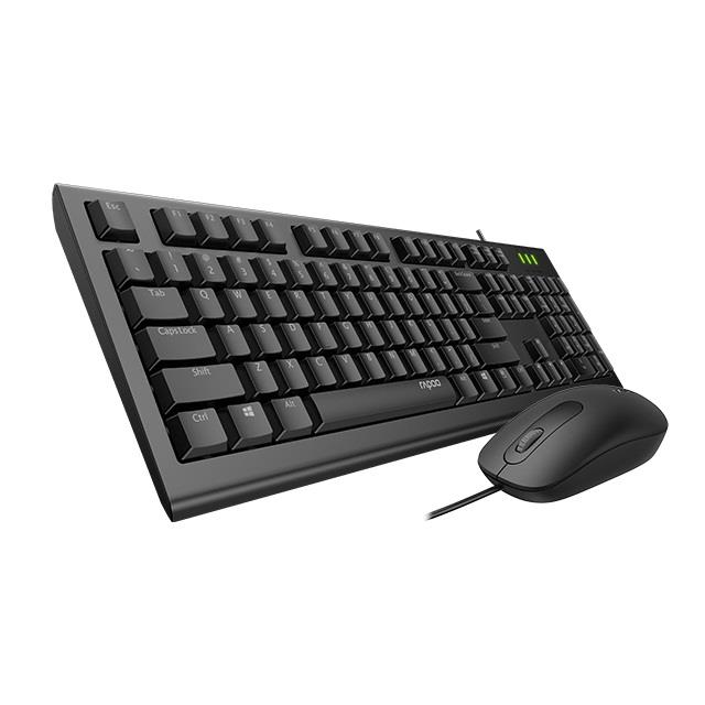 کیبورد و ماوس رپو RAPOO X120 PRO (با سیم)